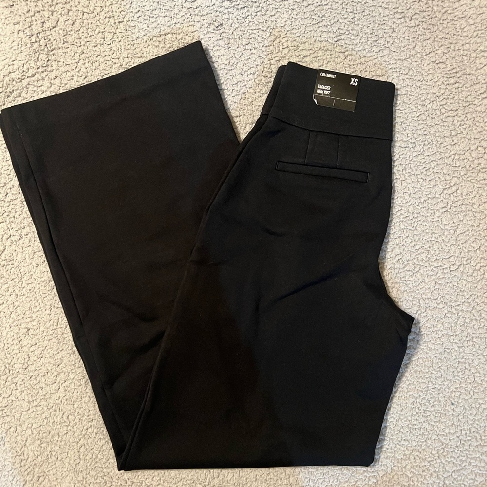 Black Wide-Leg Trousers